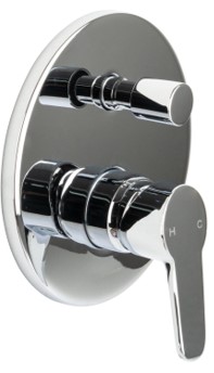 Смеситель встраиваемый с переключением BDM-PAL-412119-A-CP