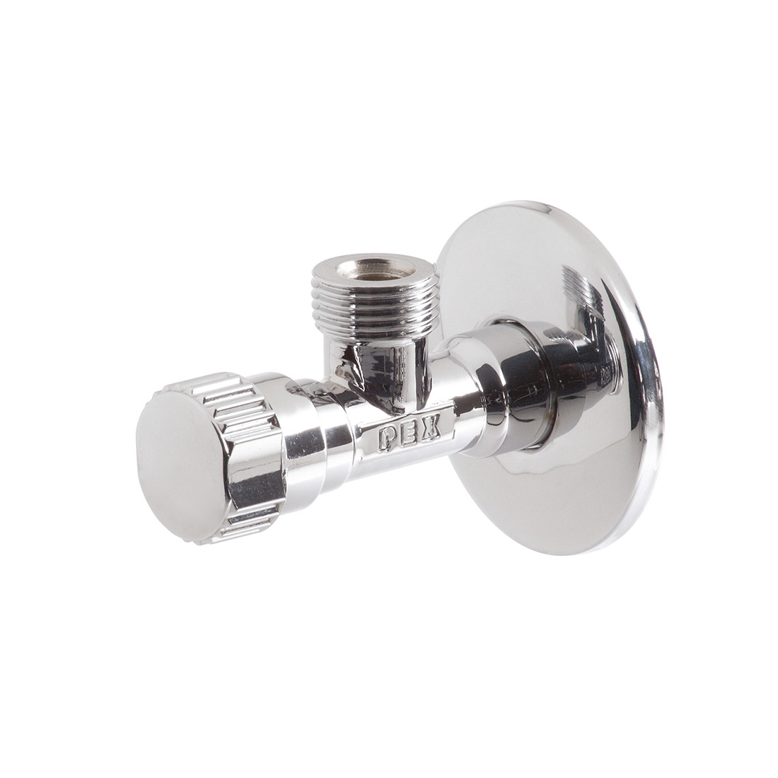 Кран подачи воды угловой 1/2x1/2 PEX-225-C/P