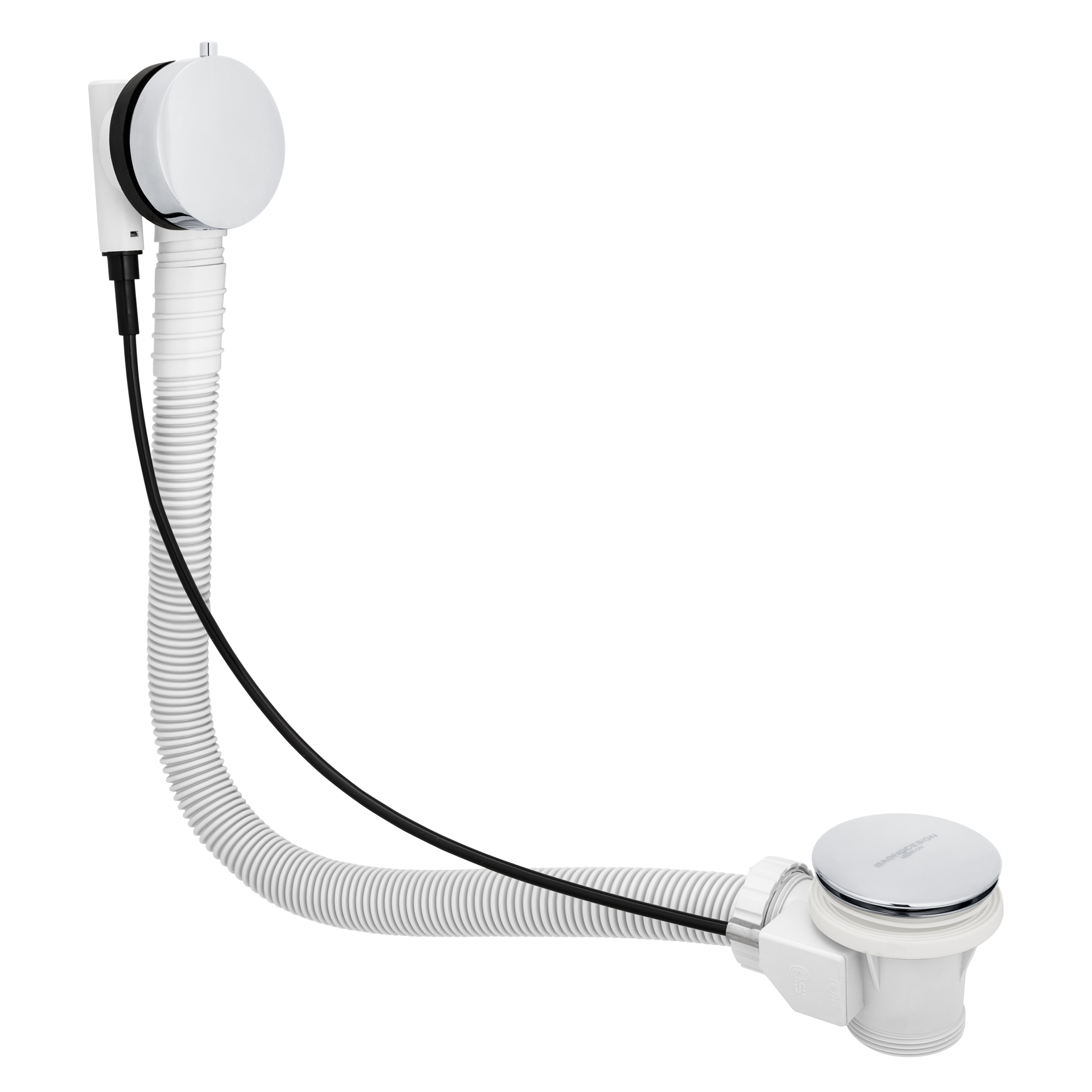 Слив-перелив для ванны 500 mm BDP-WBT-110-55U-B-CP