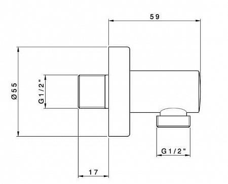 Шланговое подсоединение NIC-5527-NL